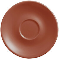 Libbey DRI-14-C Driftstone 6" Clay Satin Matte Porcelain Saucer - 24/Case