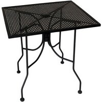 American Tables & Seating ALM3048 30" x 48" Rectangular Top Outdoor Table with Umbrella Hole