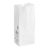 Duro 2 lb. White Paper Bag - 500/Bundle