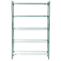 Metro 5A357K3 Stationary Super Erecta Adjustable 2 Series Metroseal 3 Wire Shelving Unit - 18" x 48" x 74"