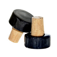Franmara 8083 Black Marble Wine Stopper