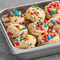 David's Cookies Preformed Decadent M&M's® Chocolate Chunk Cookie Dough 4.5 oz. - 80/Case