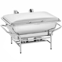 Vollrath 4644050 Mirage® 25" x 16 1/2" Stainless Steel Induction Chafer Stand with Fuel Holders