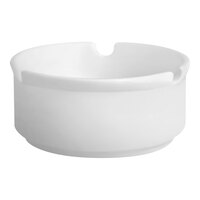 RAK Porcelain Banquet 4 3/8" Ivory Porcelain Ashtray - 12/Case