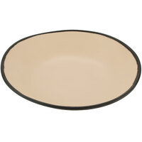 GET B-420-MA Pottery Market 1.3 Qt. Matte Manila Melamine Salad / Pasta Bowl - 12/Pack