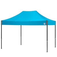 E-Z Up END3ABK15KSP Endeavor Instant Shelter 10' x 15' Splash Canopy with Matte Black Frame