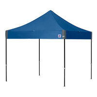 E-Z Up EC3STL10KFBKTRB Eclipse Instant Shelter 10' x 10' Royal Blue Canopy with Black Frame