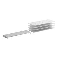 Cambro CPSK2460S4480 Camshelving® Premium Series Stationary Shelf Kit with 4 Solid Shelves - 60" x 24"