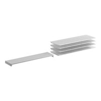 Cambro CPSK2472VS4480 Camshelving® Premium Series Stationary Shelf Kit with 3 Vented Shelves and 1 Solid Shelf - 72" x 24"