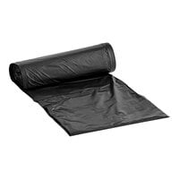 Lavex Li'l Herc 33 Gallon 1.2 Mil 33" x 39" Low-Density Medium-Duty Black Trash Bag / Can Liner - 100/Case