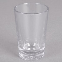 Carlisle 560207 Alibi 2 oz. SAN Plastic Shooter / Dessert Shot Glass - 24/Case