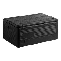 CaterGator Dash Black Flip Down Top Loading EPP Insulated Food Pan Carrier, 8" Deep Full-Size Pan Max Capacity