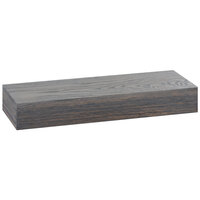 Cal-Mil 166-3-83 Ashwood Gray Oak Wood Rectangular Riser - 20" x 7" x 3"