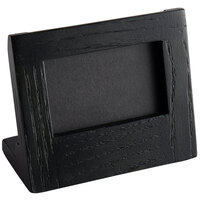 Cal-Mil 3818-23-87 Cinderwood 3" x 2" Chalkboard Stand with Black Chalkboard