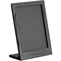 Cal-Mil 3818-811-87 Cinderwood 8 1/2" x 11" Chalkboard Stand with Black Chalkboard