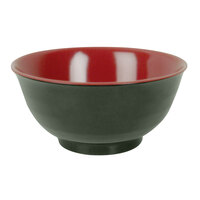 Thunder Group 5560JBR 24 oz. Two Tone Melamine Noodle Bowl - 12/Pack