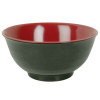 Thunder Group 5570JBR 38 oz. Two Tone Melamine Noodle Bowl - 12/Pack