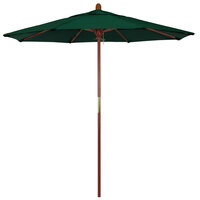 California Umbrella MARE 758 OLEFIN Grove 7 1/2' Round Push Lift Umbrella with 1 1/2" Hardwood Pole - Olefin Canopy