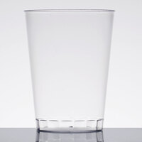 Fineline Savvi Serve 410-CL 10 oz. Tall Clear Hard Plastic Tumbler - 500/Case