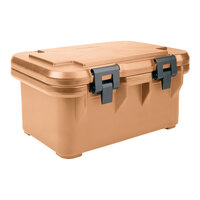 Cambro UPCS180157 Camcarrier S-Series® Coffee Beige Top Loading 8" Deep Insulated Food Pan Carrier