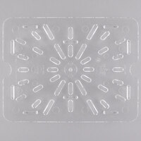 Cambro 20CWD135 Camwear 1/2 Size Clear Polycarbonate Drain Tray