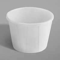 Tablecraft 240005 Better Burger Collection 6 oz. White Round Melamine Souffle Cup