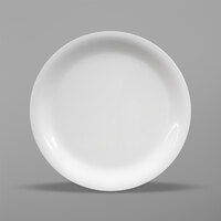 Elite Global Solutions B714PL-W Merced 7 1/4" White Round Melamine Plate - 12/Case