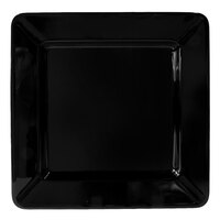 Elite Global Solutions B12-B Stratus 12" Black Square Melamine Plate