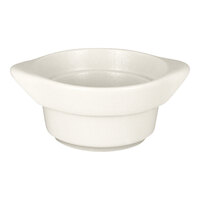 RAK Porcelain Chef's Fusion 7.3 oz. Sand White Round Porcelain Cocotte - 12/Case