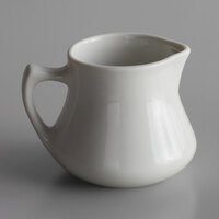 Libbey PC-4 4.5 oz. Ultra Bright White Porcelain Creamer - 24/Case