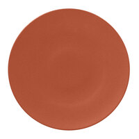 RAK Porcelain NFSPCP29BW Neo Fusion 11 3/8" Terra Brown Porcelain Flat Plate - 6/Case