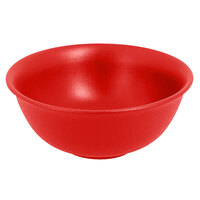 RAK Porcelain NFNNRB16BR Neo Fusion 19.6 oz. Ember Red Porcelain Bowl - 12/Case