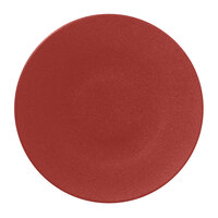 RAK Porcelain NFSPCP29DR Neo Fusion 11 3/8" Magma Dark Red Porcelain Flat Plate - 6/Case