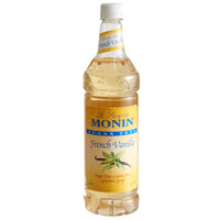 Monin Sugar Free French Vanilla Flavoring Syrup 1 Liter