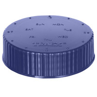 Vollrath 4902-54 Traex® Dripcut® Purple Wide Mouth Storage Shaker / Dredge Lid with Date Indicator