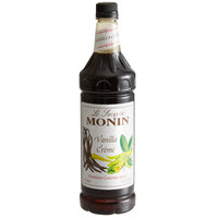 Monin Premium Vanilla Creme Flavoring Syrup 1 Liter