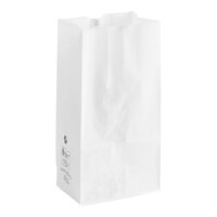 Duro 8 lb. White Paper Bag - 500/Bundle