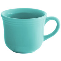 Tuxton CIF-0702 Concentrix 8 oz. Island Blue Round China Cup - 24/Case