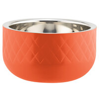 Bon Chef Diamond Collection Cold Wave 1 Qt. Orange Triple Wall Bowl