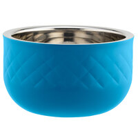 Bon Chef Diamond Collection Cold Wave 1.7 Qt. Caribbean Blue Triple Wall Bowl