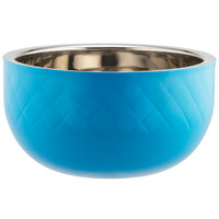 Bon Chef Diamond Collection Cold Wave 7 Qt. Caribbean Blue Triple Wall Bowl