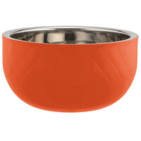 Bon Chef Diamond Collection Cold Wave 7 Qt. Orange Triple Wall Bowl