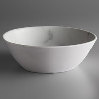 Carlisle 5310937 Ridge 52 oz. Marble Melamine Bowl - 12/Case