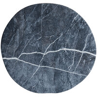 Carlisle 5310572 Ridge 11" Soapstone Melamine Rimless Plate - 12/Case