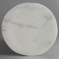 Carlisle 5310537 Ridge 11" Marble Melamine Rimless Plate - 12/Case