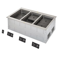 Vollrath FC-6IH-03208 Three Well Modular Induction Drop In Hot Food Well - 208-240V, 2380W