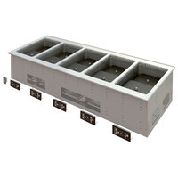 Vollrath FC-6IH-05208 Five Well Modular Induction Drop In Hot Food Well - 208-240V, 3980W