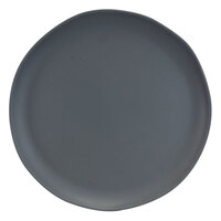 Elite Global Solutions B182080-DGS Morocco 8" Round Matte Dark Gray Speckled Melamine Plate - 6/Case