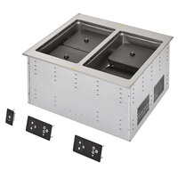 Vollrath FC-6IH-02120 Two Well Modular Induction Drop In Hot Food Well - 120V, 1590W