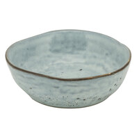 10 Strawberry Street FRZ-4CPBWL-BLU Firenza 6 oz. Blue Porcelain Coupe Snack Bowl - 24/Case